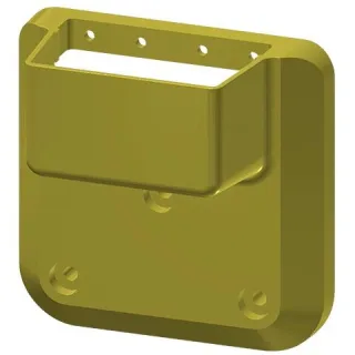 KWC Aquarotter Wandhalter, F5, Zitronengelb, für Höhenverstellung, 2030061621, 2030061621 2030061621