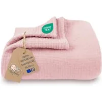 Babydecke Musselin Decke Baumwolle Kuscheldecke Pucktuch Kinder, Totsy Baby
