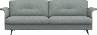 FLEXLUX 3-Sitzer "Glow, super bequem durch hochwertigem Sitzaufbau mit Federkern" Modernes skandinavisches Design