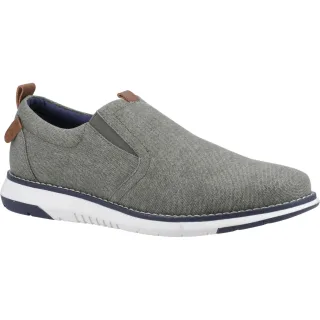 Hush Puppies Benny Leinwand Herren Khaki Slipper
