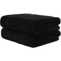 HAMMETEX Saunatuch Hammetex 2er Set extra große Saunatücher, Frottier (Packung, 2-St), 100% Baumwolle – Weich & Saugfähig – Luxuriöse Große Spa-Badetücher