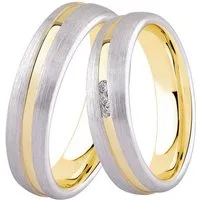 DOOSTI Trauring Schmuck Geschenk Silber 925 Trauring Ehering Partnerring LIEBE, wahlweise mit oder ohne Zirkonia