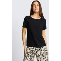 TOM TAILOR T-Shirt T-Shirt T-Shirt mit Rippstruktur