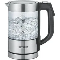 Severin Wasserkocher WK 3458, 0.5 l, 1100 W, Mini Glas-Wasserkocher, 0,5 Liter