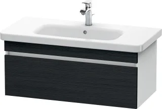 Duravit DuraStyle Waschtischunterbau wandhängend Eiche Schwarz & Weiß Matt 930x448x398 mm - DS638201 DS638201618