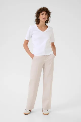 T-shirt RatansaPW T-shirt Gerade Passform white