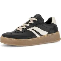 Gabor Sneaker Freizeitschuh, Halbschuh, Schnürer mit Kontrastbesatz, Weite G (weit)