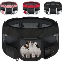 all Pets United Tierhaus GOODS+GADGETS Welpen Laufstall XXL – Faltbarer Kleintier Auslauf, Kleintier Welpenauslauf Freigehege