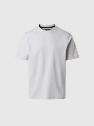 North Sails T-Shirt Interlock-Gewebe mit Etikett
