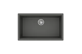 Hansgrohe Unterbauspüle S530-U700 manuelle Ablaufgarnitur steingrau, 43459290 43459290