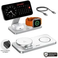 alkaya. Ladestation Apple Watch iPhone 3in1 MagSafe Ladegerät Ladestation (3000 mA)