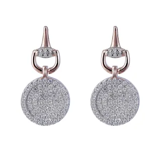 Orphelia 'Alisia' Tropfenohrringe aus 925er Sterlingsilber für Damen - Rosé ZO-7420