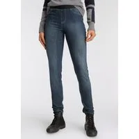 Arizona Skinny-fit-Jeans extra-enger Schnitt, komfortable Leibhöhe, Used-Look-Waschung