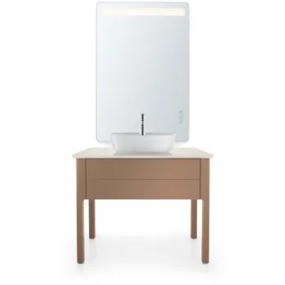 Duravit Luv Waschtisch-Unterschrank LU956405454 93,8x57 74,3cm, 1 Auszug, stehend, Mandel Seidenmatt