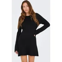 ONLY Minikleid ONLMICHELLA LS O-NECK DRESS KNT Sommerkleid