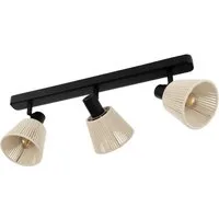 EGLO Deckenspot SEAGARD Spotlampe - Stahl - E14 - 3X40W - IP20, ohne Leuchtmittel, Deckenlampe, Deckenstrahler, Strahler, L52 x B11,5 x H13,5 cm