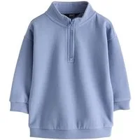Next Sweater Weiches Sweat-Oberteil mit 1/2-Reißverschluss (1-tlg)