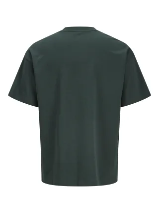 JACK&JONES - JJEBARRON TEE SS O-NECK NOOS Scarab - Gr. - XXL