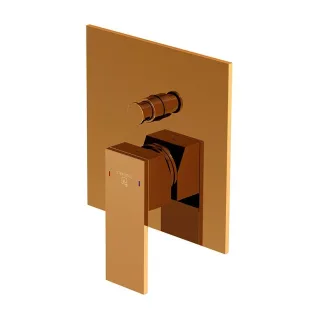 Steinberg Serie 160 Wannenarmatur Unterputz, mit Umsteller, rose gold, 160 2103 3 RG 160 2103 3 RG