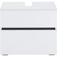 Home affaire Waschbeckenunterschrank Wisla Siphonausschnitt, Push-to-open-Funktion, Breite 60cm, Höhe 55 cm