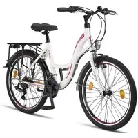Licorne Bike Cityrad Licorne Stella Premium Citybike 20–28 Zoll, 21 Gang Hollandrad