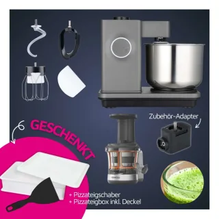 Wilfa Probaker Spar-Set mit Slow Juicer inkl. Tool-Adapter - GRAU...