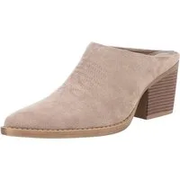 Ital-Design Damen Cowboyboots Western Westernstiefelette (88671688) Blockabsatz Stiefeletten in Hellbraun