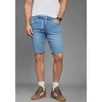 Arizona Jeansshorts gerade geschnittenes Bein, Regular Fit Passform