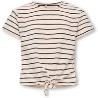 KIDS ONLY T-Shirt KOGJANA SS STRIPED KNOT TOP JRS mit coolem Knotendetail