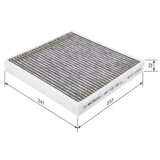 Bosch Aktivkohle-Innenraumfilter BMW Z4 E85 E86 E89