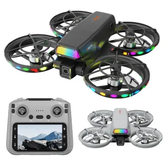 ZHRC Z809 WiFi FPV with 4.3inch LCD Screen Controller HD Dual Camera Electrically Adjustable Optical Flow Hover Automati
