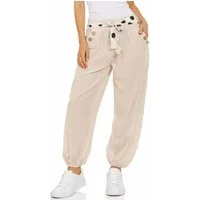 Mississhop Haremshose Leichte Baumwollhose einfarbige Hose Sommerhose Aladinhose M. 270 in Unifarbe