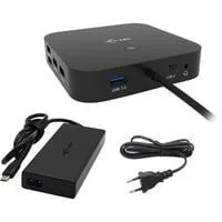 USB-C Triple Display Docking Station, Dockingstation USB-C, HDMI, DP, PD, mit Ladegerät