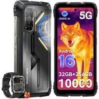 blackview ROCK 3 108MP, Wärmebildkamera, 10000mAh, 400lm LED inck.W60 Outdoor Smartphone (6,78 cm, 256 GB Speicherplatz, 108 MP Kamera, Android 16, 120Hz, 108MP, 10000mAh, Dual-SIM, NFC)