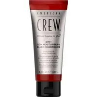 American Crew Bartconditioner 2-IN-1 SKIN MOISTURIZER AND BEARD CONDITIONER, Macht Barthaare weicher & pflegt, stärkt die Haut, ohne Rückstände