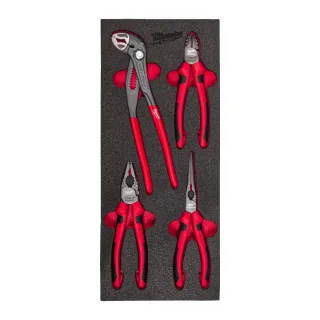 Milwaukee Zangen Einlage für Werkstattwagen 78 cm, 4-teiliges Set - 4932493631