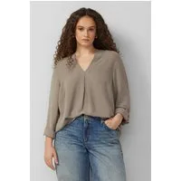 QS Langarmbluse Bluse Tunikabluse