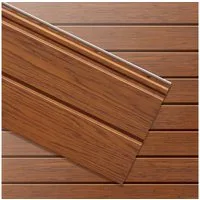VILO Verkleidungspaneel Canadian Siding SVP-05 Rundprofil 2-Brett 3,0m St. 0,75qm goldbraun, BxL: 28,5x300 cm, 0,85 qm, (Stückweise 1 Paneel, 0,85 qm) 2-lagig, solide Beständigkeit, pflegeleicht, abwaschbar, Leichtgewicht