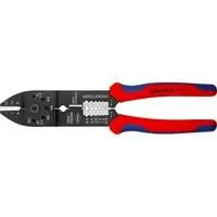 Crimpzange 97 21 215 rot/blau, Abisolieren, Crimpen 0,5 - 6,0mm²