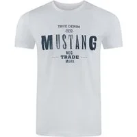 MUSTANG T-Shirt Print Tee Mustang (1-tlg) aus 100% Baumwolle