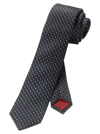 OLYMP - Krawatte slim D.4143 schwarz - Gr. - OS