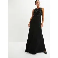 bonprix Maxikleid Oberteil mit Paillettenstickerei, elegant, ärmellos