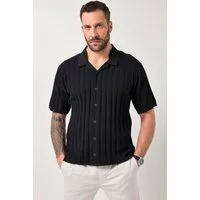 JP1880 Kurzarmhemd Strickhemd Halbarm Cuba-Kragen Cuba Fit bis 7 XL