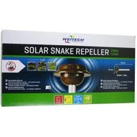 WEITECH Ultraschall-Tierabwehr Weitech Solar Schlangen und Eidechsen Verteiber, 5er Set