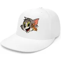 Blondie & Brownie Snapback Cap Unisex Erwachsene Tom Jerry Stick Patch Katze Maus Cartoon One Size
