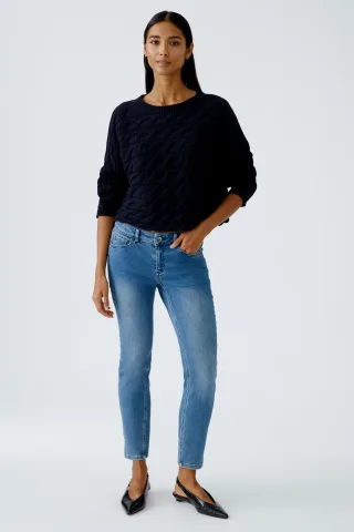 Oui - SIRAH Pullover darkblue - Gr. - 36