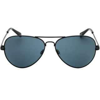 Mattschwarze Sonnenbrille mit grauen Gläsern von Banana Republic