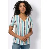 Sieh an! Klassische Bluse Kurzarm-Bluse Kurzarm