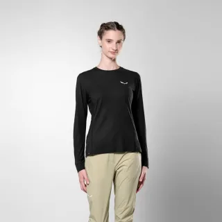 SALEWA - Puez Dry'Ton T-Shirt Damen - Schwarz (Gr.38)