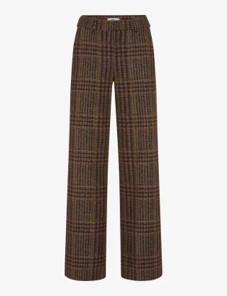 Brax Damen Palazzohose Style MAINE BRUNETTE, dunkelbraun, Gr. 38L